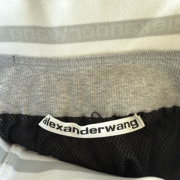 Alexander Wang Baggy Track Pants with Integrated Brief - Picture 10 of 11